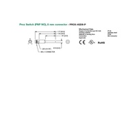 PROX-4QDS-P NUMATICS/AVENTICS CYLINDER SWITCH<BR>PROX, PNP 10-30VDC, LED, M8 QUICK DISC.